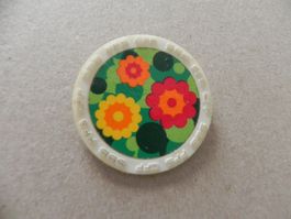 Abzeichen SBB Bahn Zug Blume Pin Flora