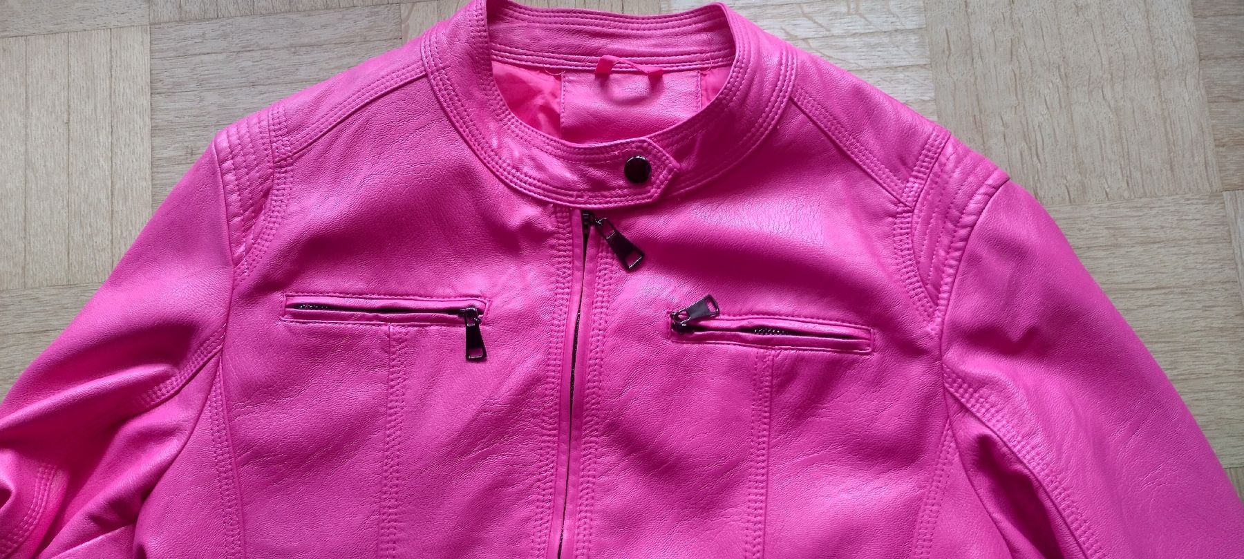 Giacche: Kunstleder Jacke pink  – Usato da Thun venduto da Rusch06 4