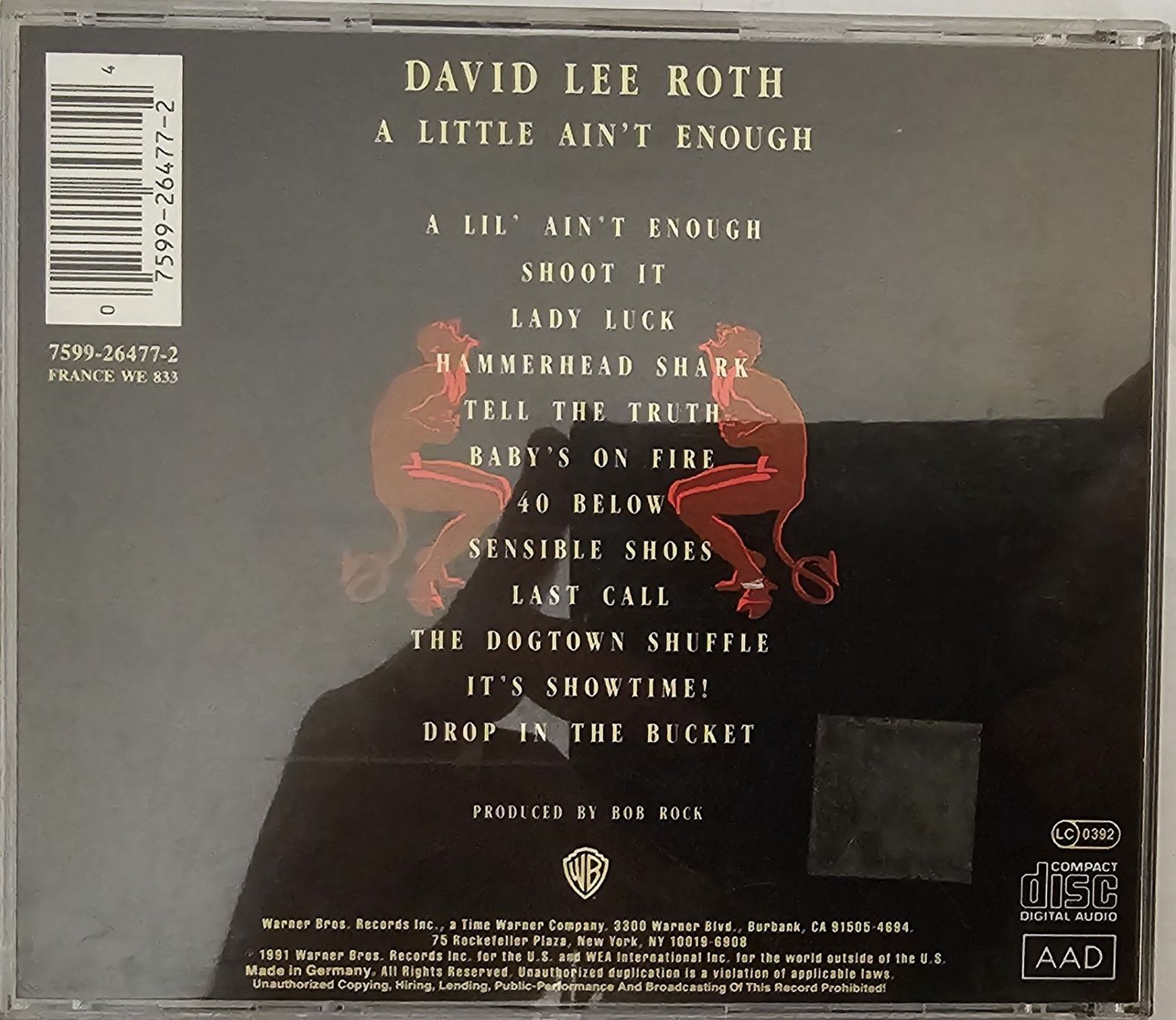 CDs: DAVID LEE ROTH - A LITTLE AIN'T ENOUGH – Gebraucht aus Merishausen von Merishausen8232 1