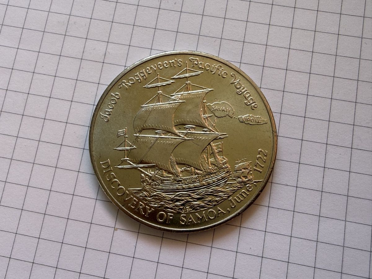 Alle Münzen: Samoa & Sisifo 1 Dollar 1972  – Neu (gemäss Beschreibung) aus Zürich von daki81 1