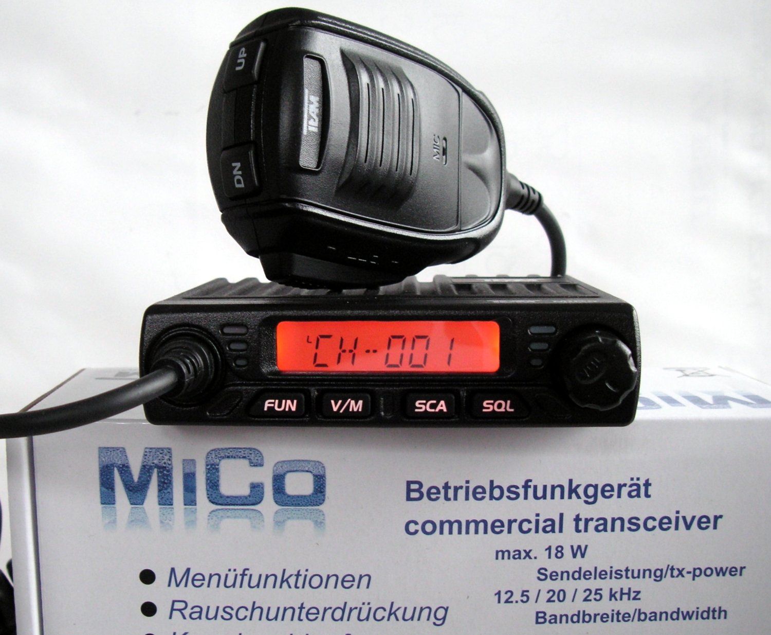 Radiocomunicazione: UHF Betriebsfunkgerät Team Mico – Nuovo e nell'imballaggio originale da Wetzikon ZH venduto da kleinerfunk 1