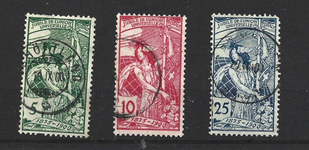 Alle Briefmarken: 1900 Schweiz – Gebraucht aus Trübbach von Sammer51