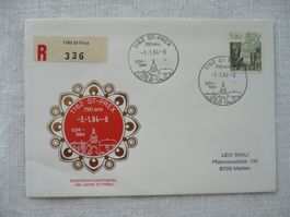 3.1.84 Sonderdatumstempel ET 750 Jahre St.-Prex
