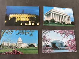 4 alte Postkarten Washington D.C. USA 🇺🇸