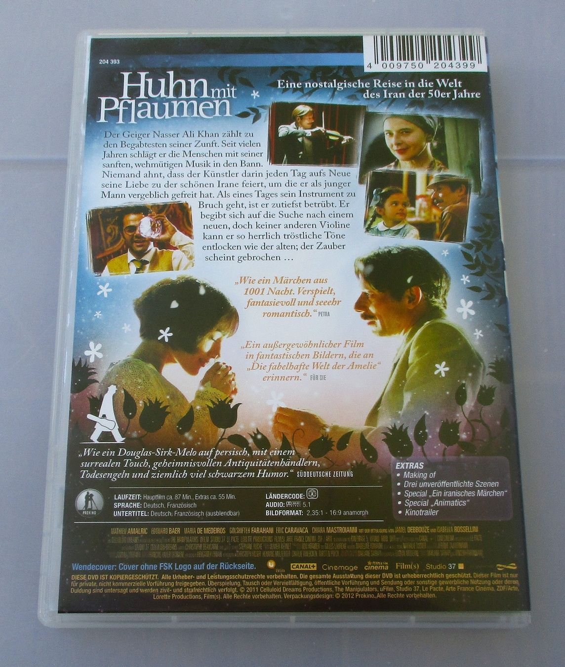 Tutti i DVDs: HUHN MIT PFLAUMEN - Marjane Satrapi – Usato da Wattwil venduto da Muriel10 1