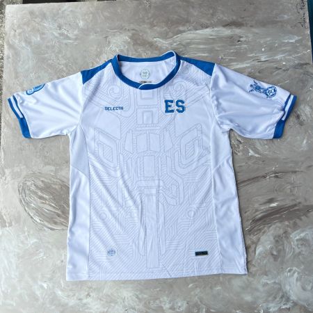 Maillot supporter EL SALVADOR blanc/bleu