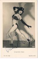 Charlotte Dalys Autogramm signiert Vintage Foto 9x14cm