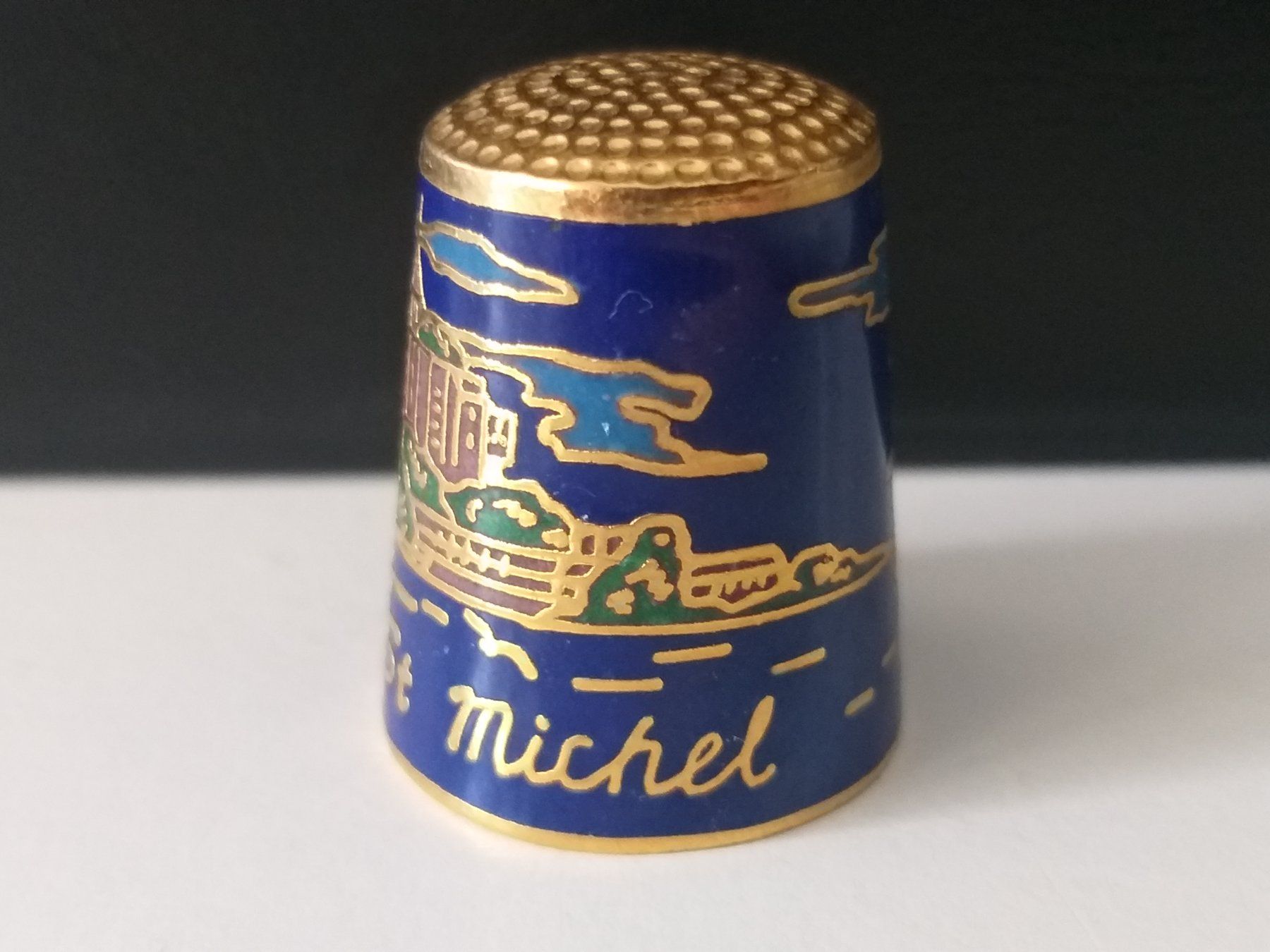Fingerhüte: LE MONT ST MICHEL Dé à coudre – Gebraucht aus Cossonay-Ville von Les_1001_perles 2