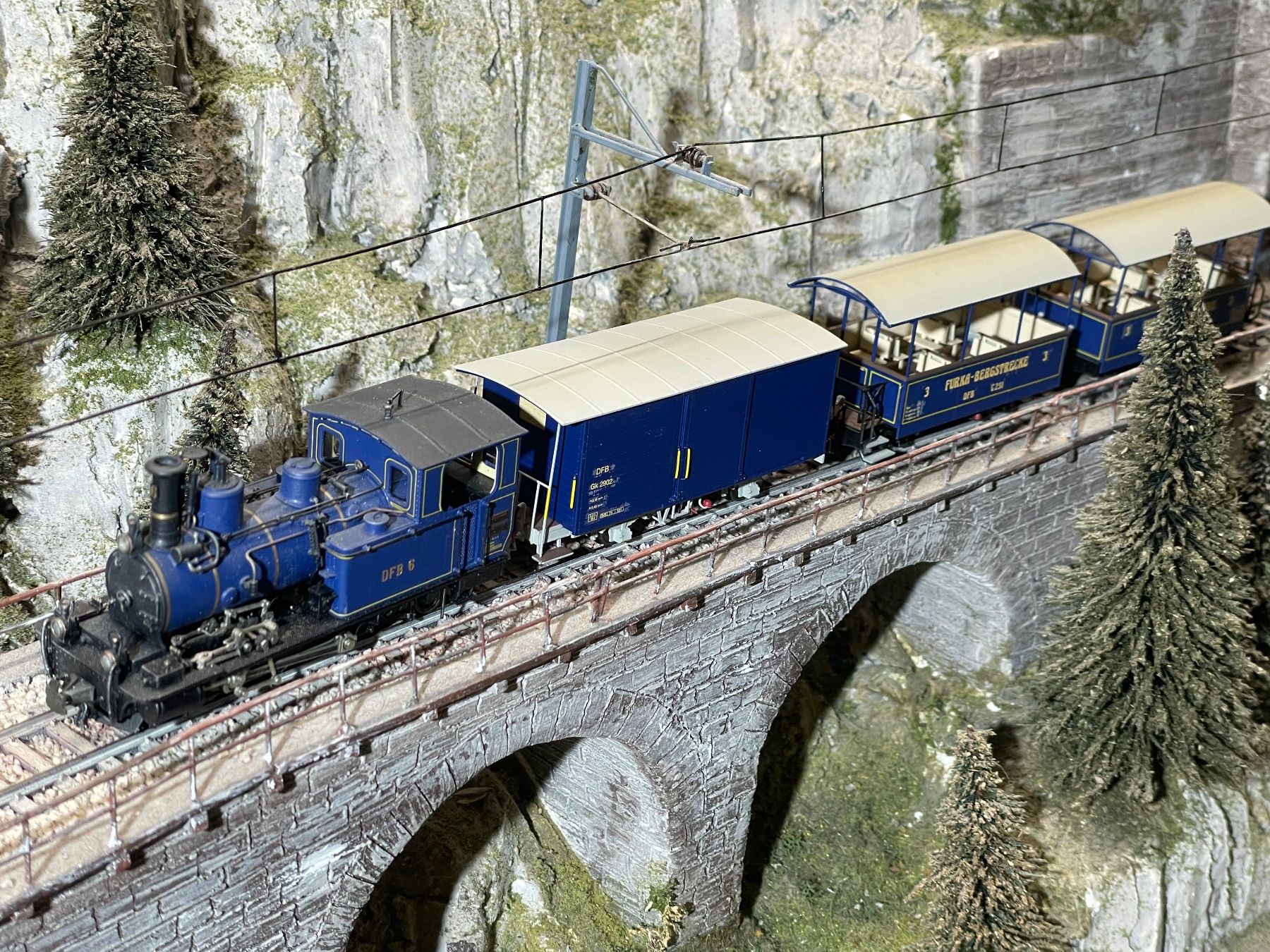 Ferro-suisse Modellini di ferrovie: Ferro Suisse, DFB- Set No:6 – Nuovo (secondo la descrizione) da Krummenau venduto da ferrotech