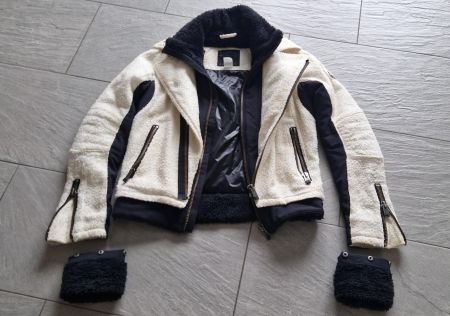 Felljacke Damen SOS Black Snow Grösse 38 guter Zustand