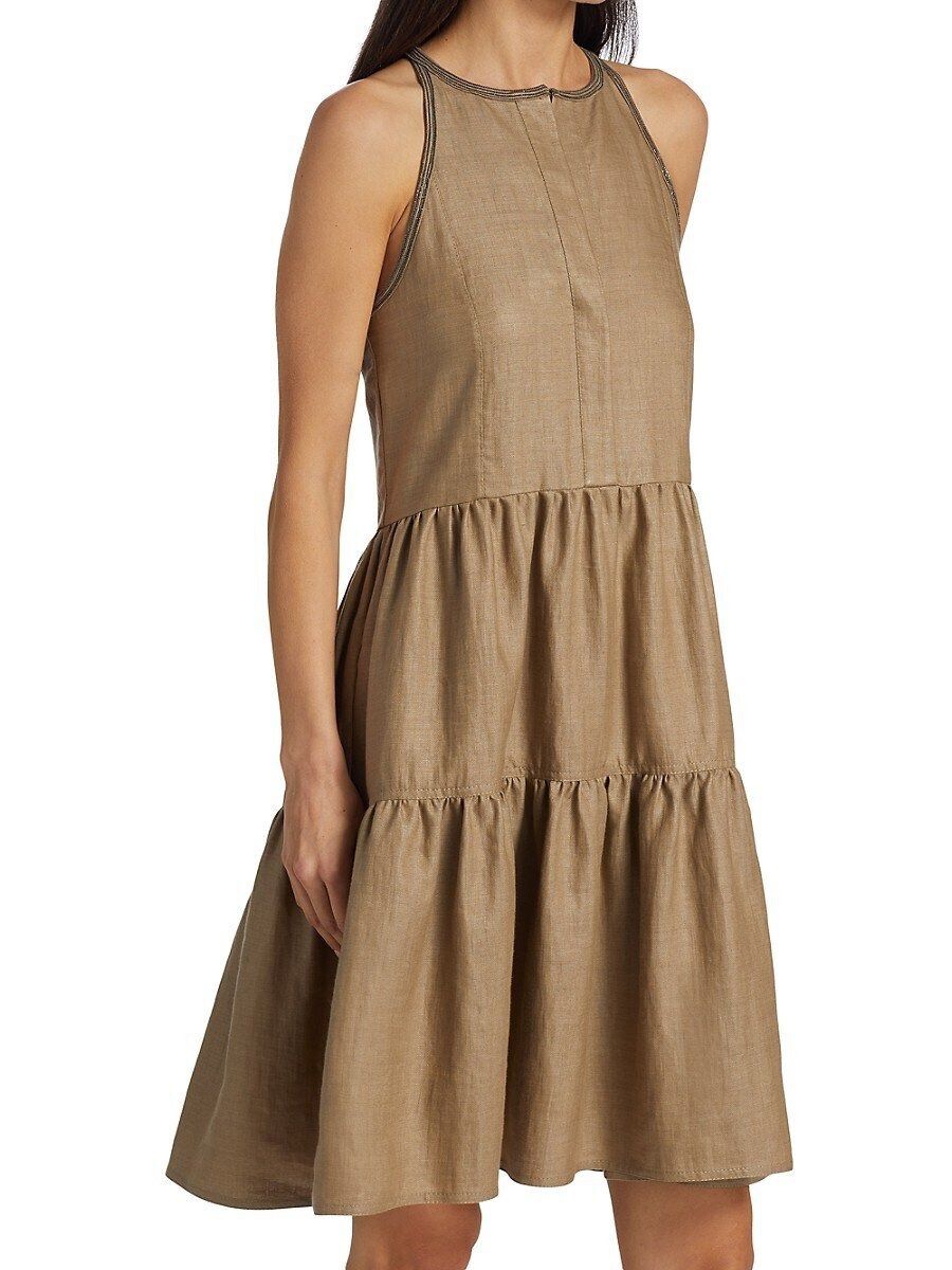 Brunello Cucinelli Robes: Orig. BRUNELLO CUCINELLI Leinenkleid mit Monilli Gr. 36-38 – D'occasion à Tuggen par vivira 2