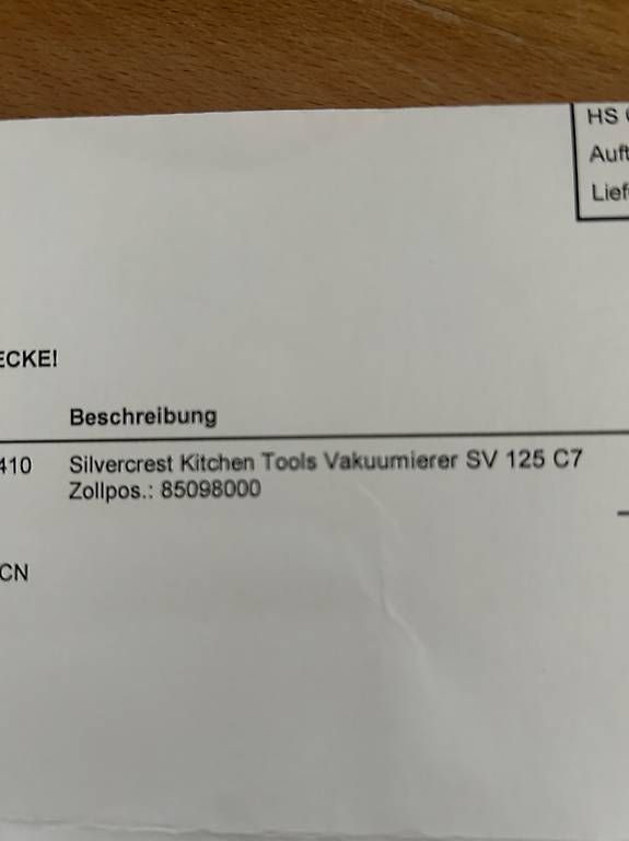Appareils de cuisine: Vakuumierer NEU – Neuf avec emballage d'origine à Arbon par Tschu79 3