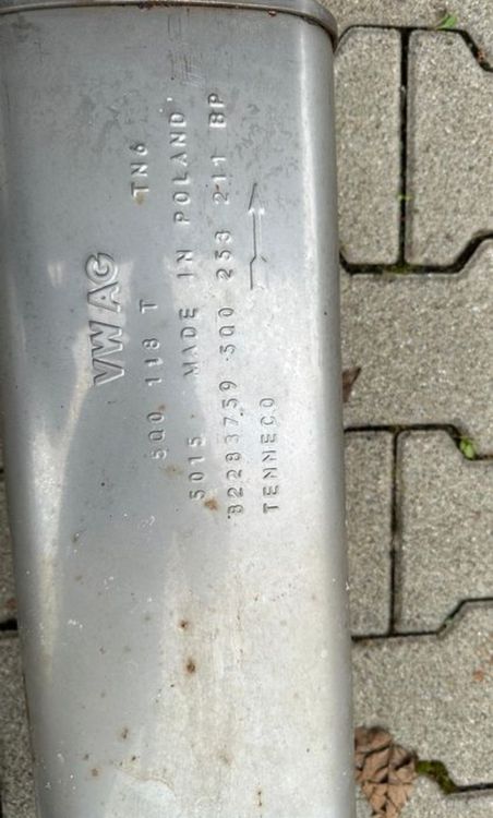 Echappement original Golf7 3