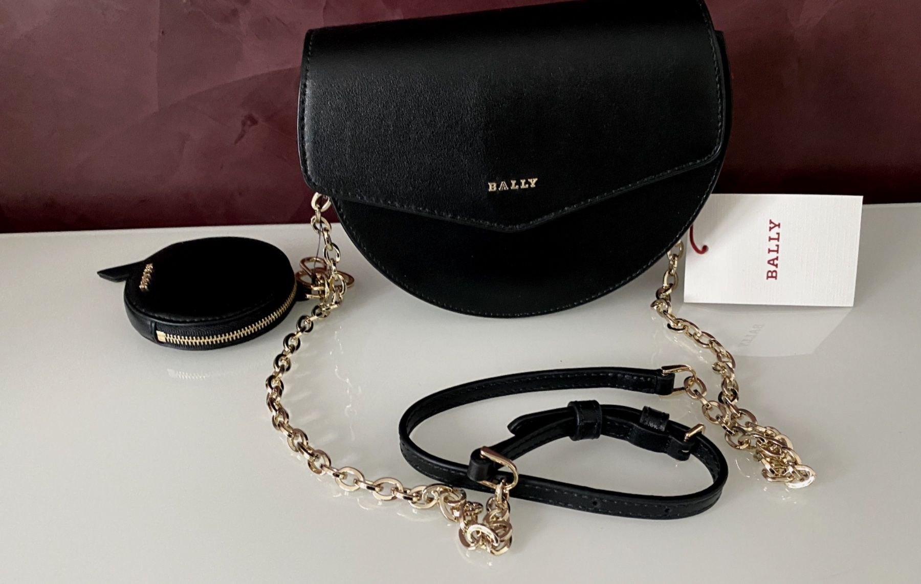 Bally Borse da donna: Bally Marlee Umhängetasche mit Kette – Nuovo e nell'imballaggio originale da Volketswil venduto da praxis12