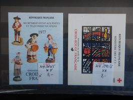 Frankreich Lot mit 2 schönen MH ** Lot V