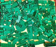 LEGO 180 Verschiedene Grüne Teile -F30