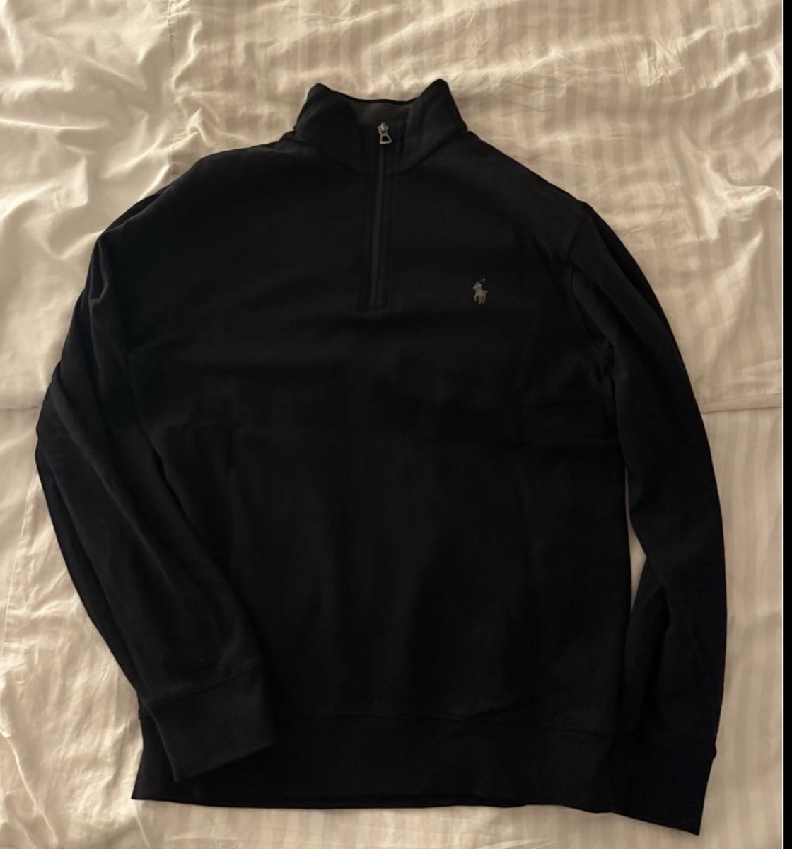 Pulls & Sweat-shirts: Polo Ralph Lauren Quarter Zip Schwarz – D'occasion à Lachen SZ par mima41