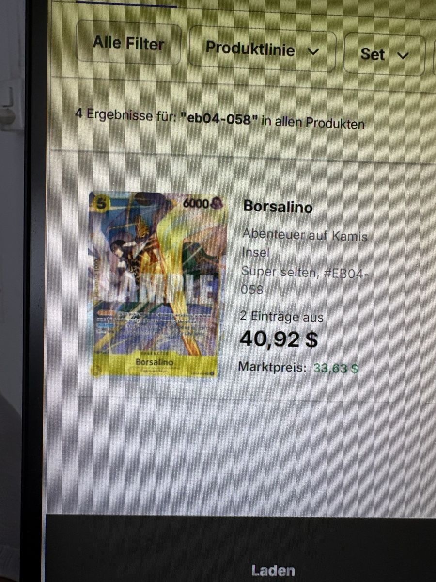 Bandai Sammelbilder & Trading cards: Borsalino EB04-058  – Neu (gemäss Beschreibung) aus Kaltbrunn von Mr_Alboss 2