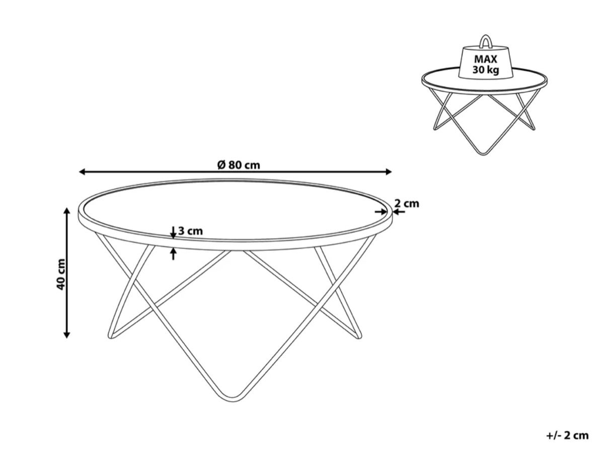 Tables: Couchtisch Marmoroptik – D'occasion à Brüttisellen par naz_5wdh 4