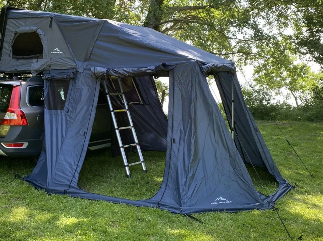 Verande & Tende da sole: Vorzeit zu Dachzelt Moby Mountain Peak XXL – Nuovo (secondo la descrizione) da Bibern SO venduto da buffalo14