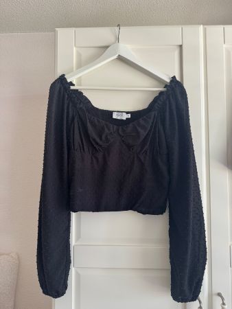 Schwarze Bluse von Na-kd, Grösse 36, Top Zustand!