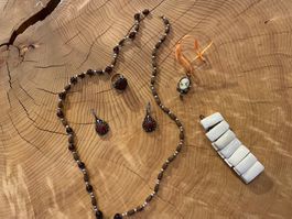 Schönes Vintage-Schmuckset - 5 Teile / Lot bijoux vintages