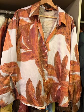 ☀️Bluse mit Muster, Gr. l Top Zustand!