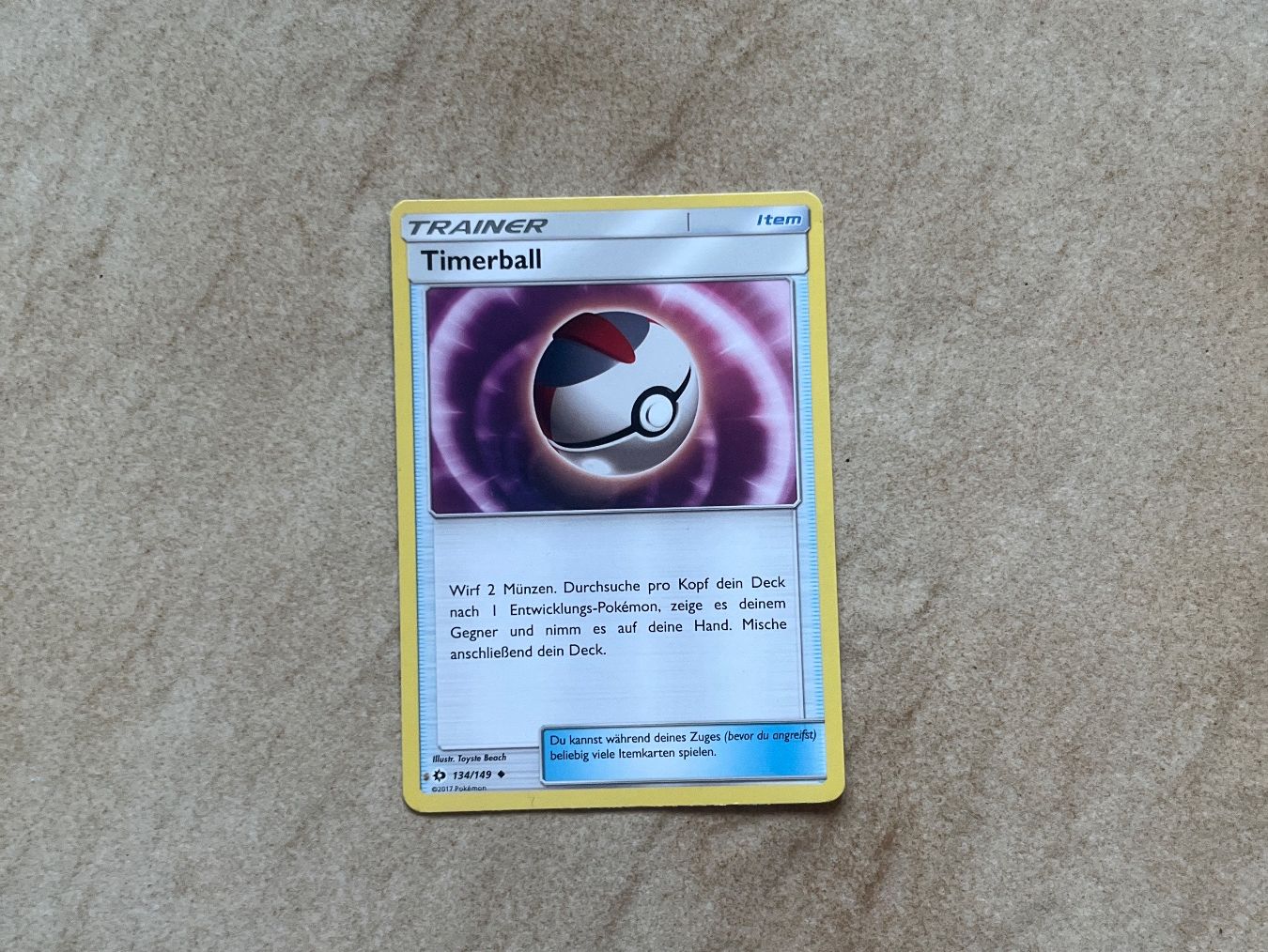 Pokémon Carte collezionabili: Carte Pokemon Timerball - Sun & Moon - DE – Usato da Vernayaz venduto da Darkfrost