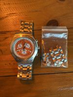 Swatch Irony Chronograph Orange Edelstahl