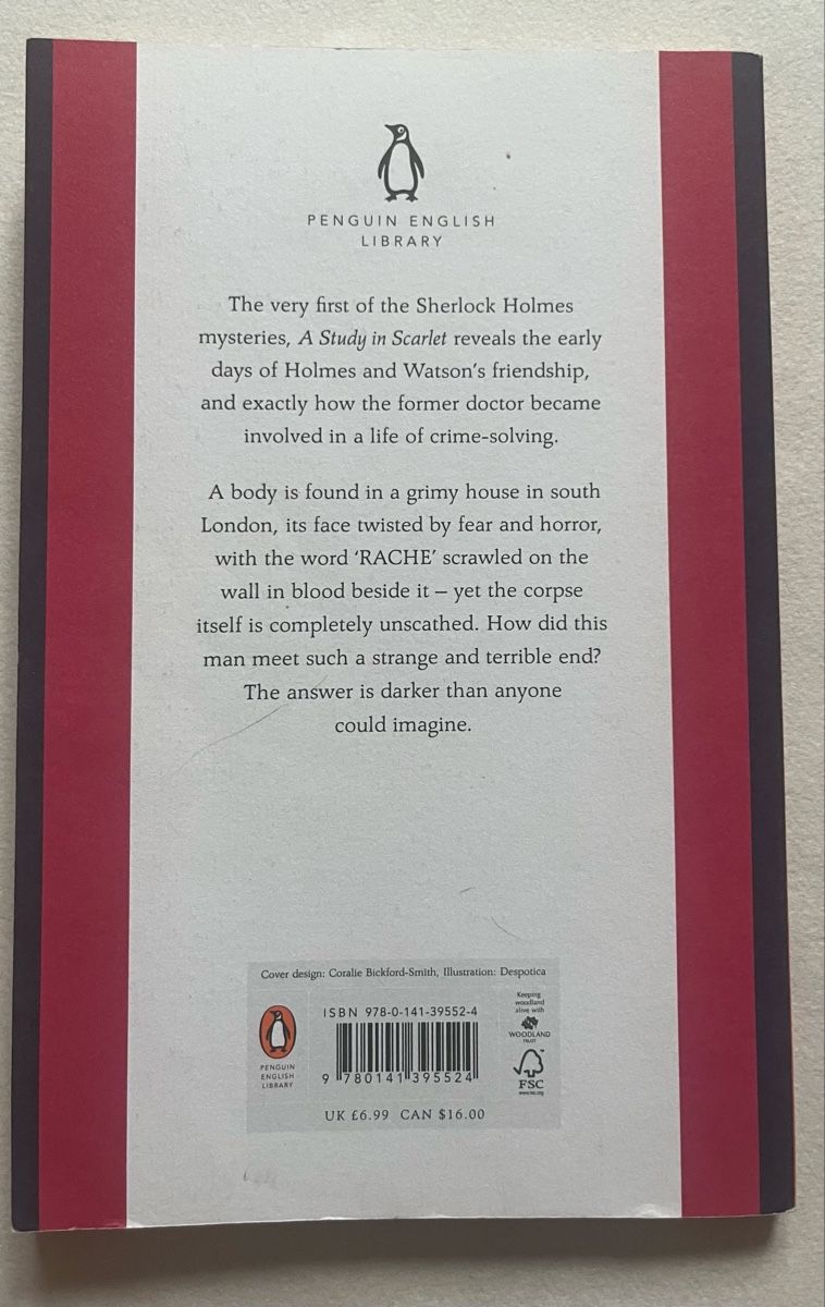 Bücher: A study in scarlet – Gebraucht aus Einsiedeln von lar_d62m 1
