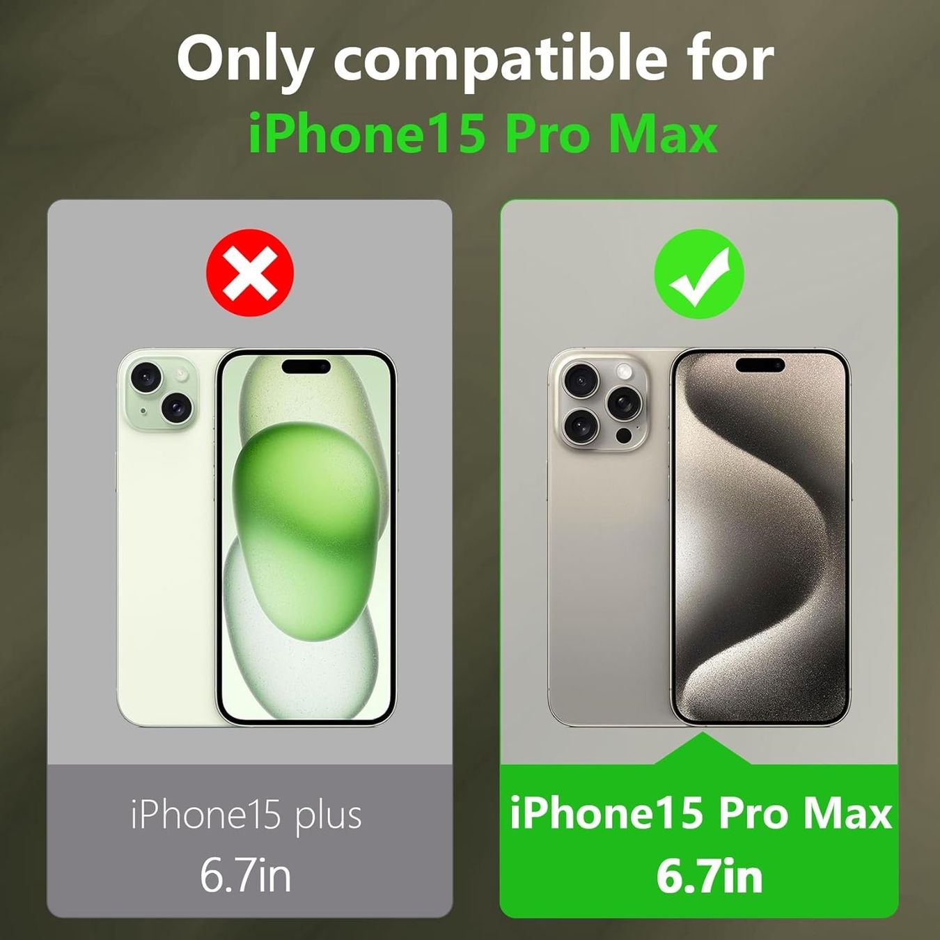 Cover & Protezioni schermo: iPhone 15 Pro Max Hülle Etui Wallet Case Cover Tasche Coque – Nuovo e nell'imballaggio originale da Volketswil venduto da coverandmore 6