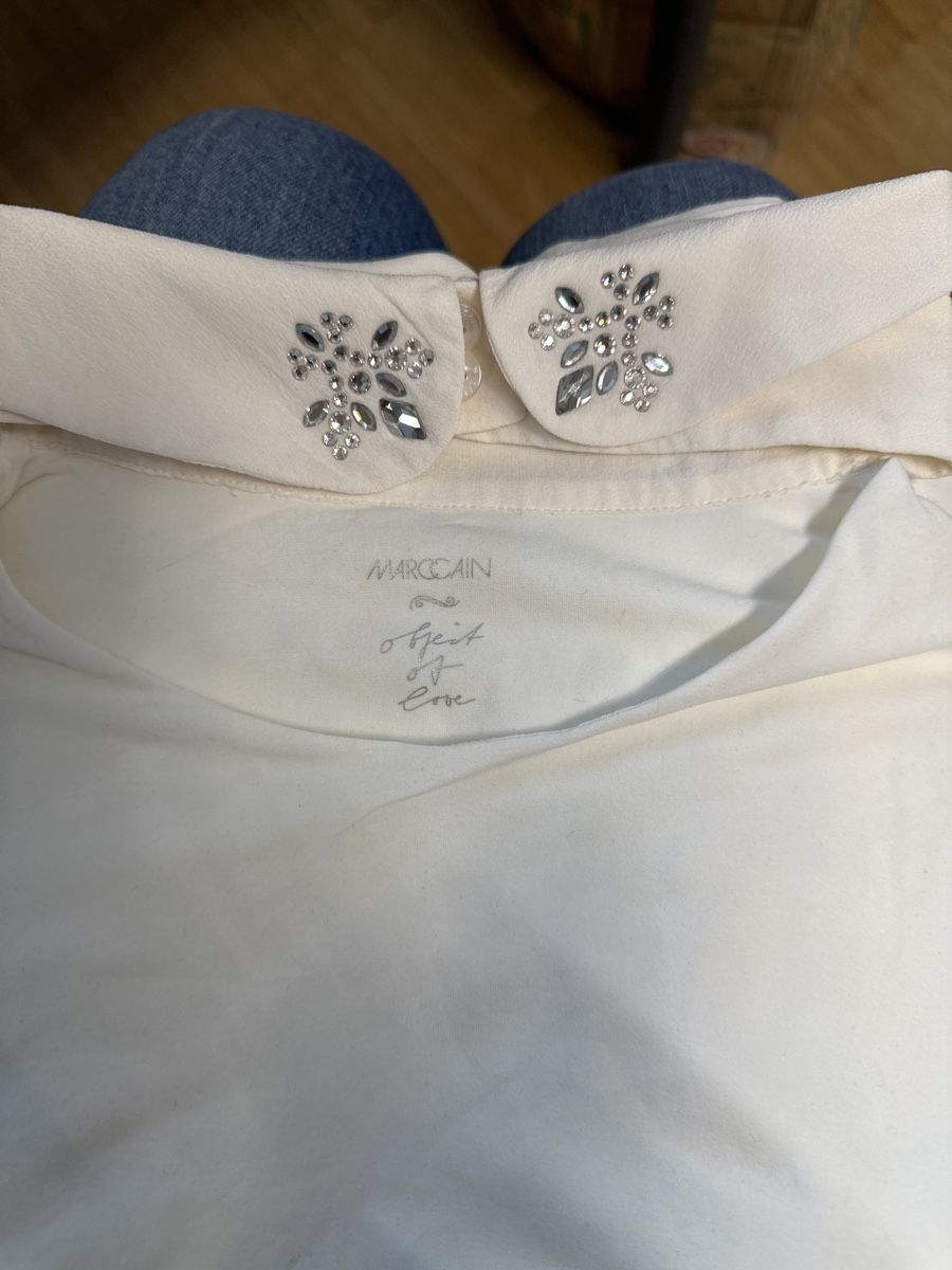 Marc Cain Top: Marc Cain Top, Strumpfware, mit Strasssteinen, NEU – Nuovo (secondo la descrizione) da Dübendorf venduto da Bella1177 5