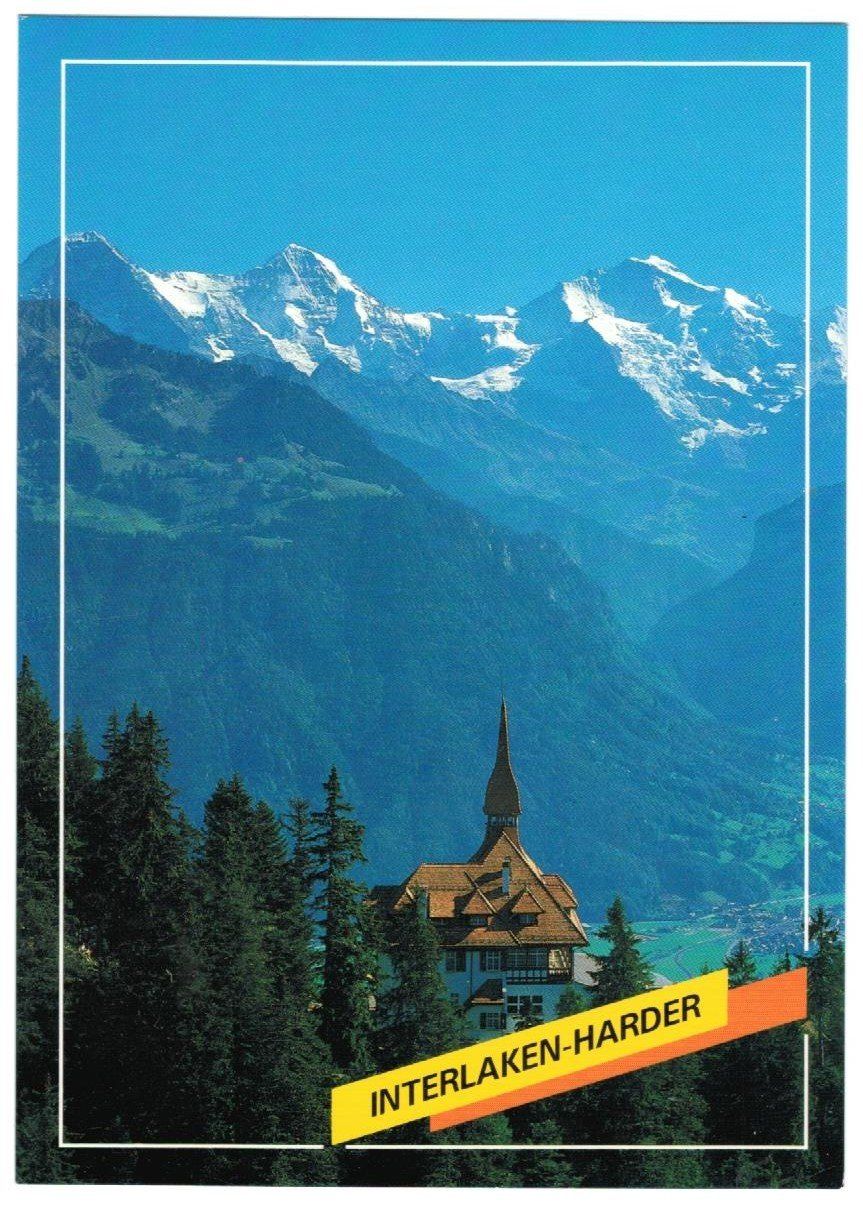 Ansichtskarten: AK Interlaken Harder – Gebraucht aus Zürich von tol_b7c7