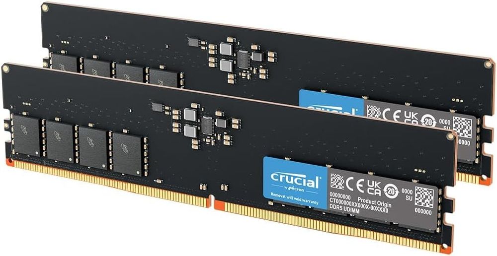 Crucial DDR5 RAM 64GB Kit (2x32GB) 4800MHz Arbeitsspeicher (Gebraucht ...