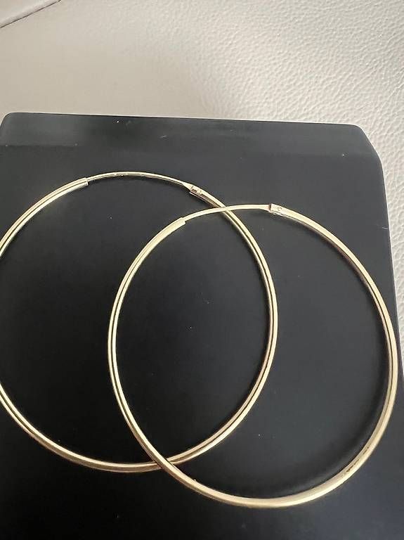 Orecchini pendenti & Orecchini a lobo: Goldene Ohrringe 5 cm – Usato da Neuhausen venduto da Cartier22 2