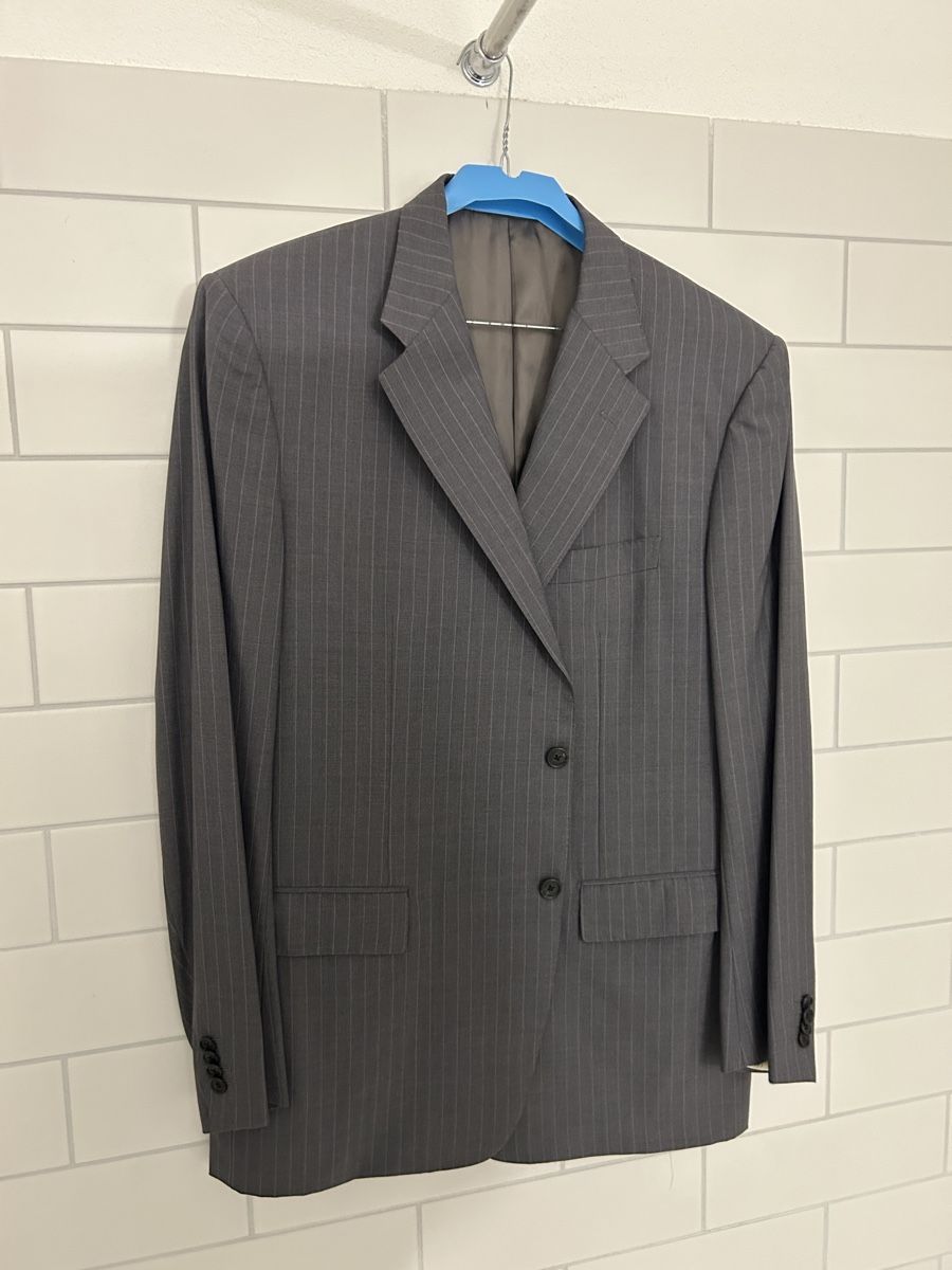 Completi: Corneliani Herren Anzug gestreift grau Grösse 56 – Usato da Bülach venduto da INO_ 3