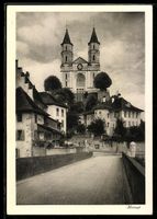 AK Aarburg, Kirche auf dem Hügel und Brücke