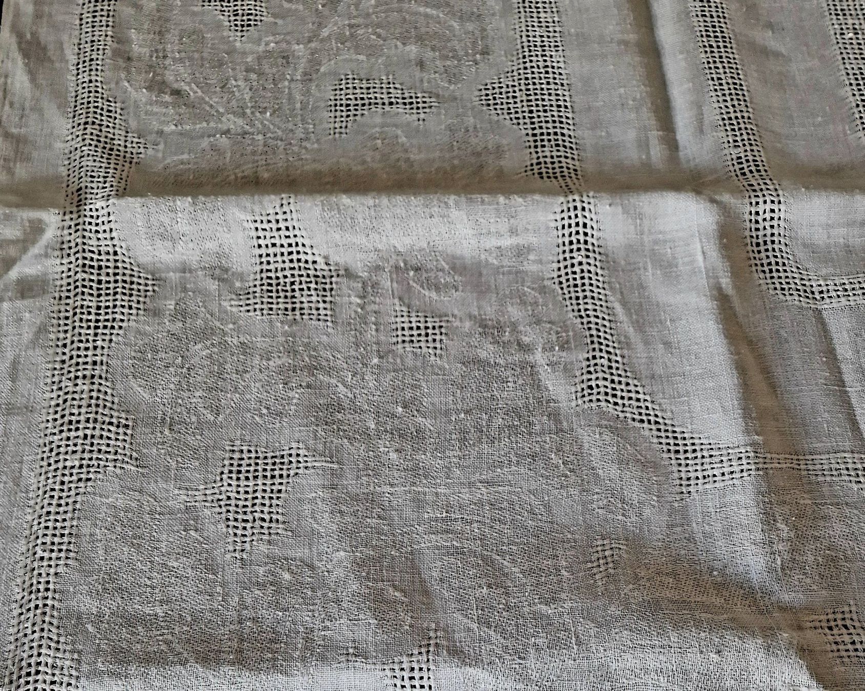 Sonstige Tischwäsche: Leinen Tischdecke 170 x130cm – Neu (gemäss Beschreibung) aus Bern von Antikbatik 4