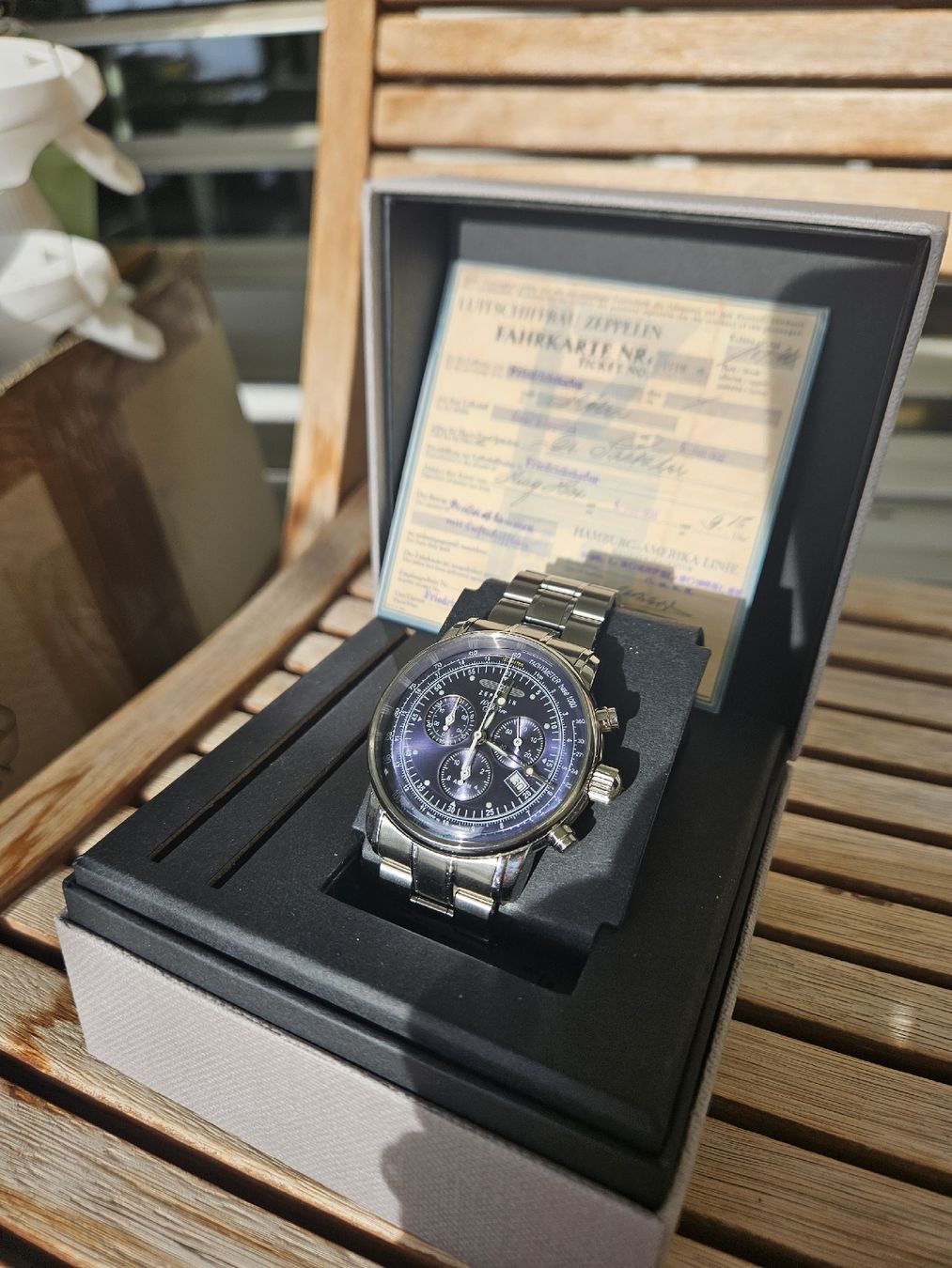 Zeppelin Orologi: 100 Jahre Zeppelin - Blau – Usato da Thun venduto da Silverchair41 2