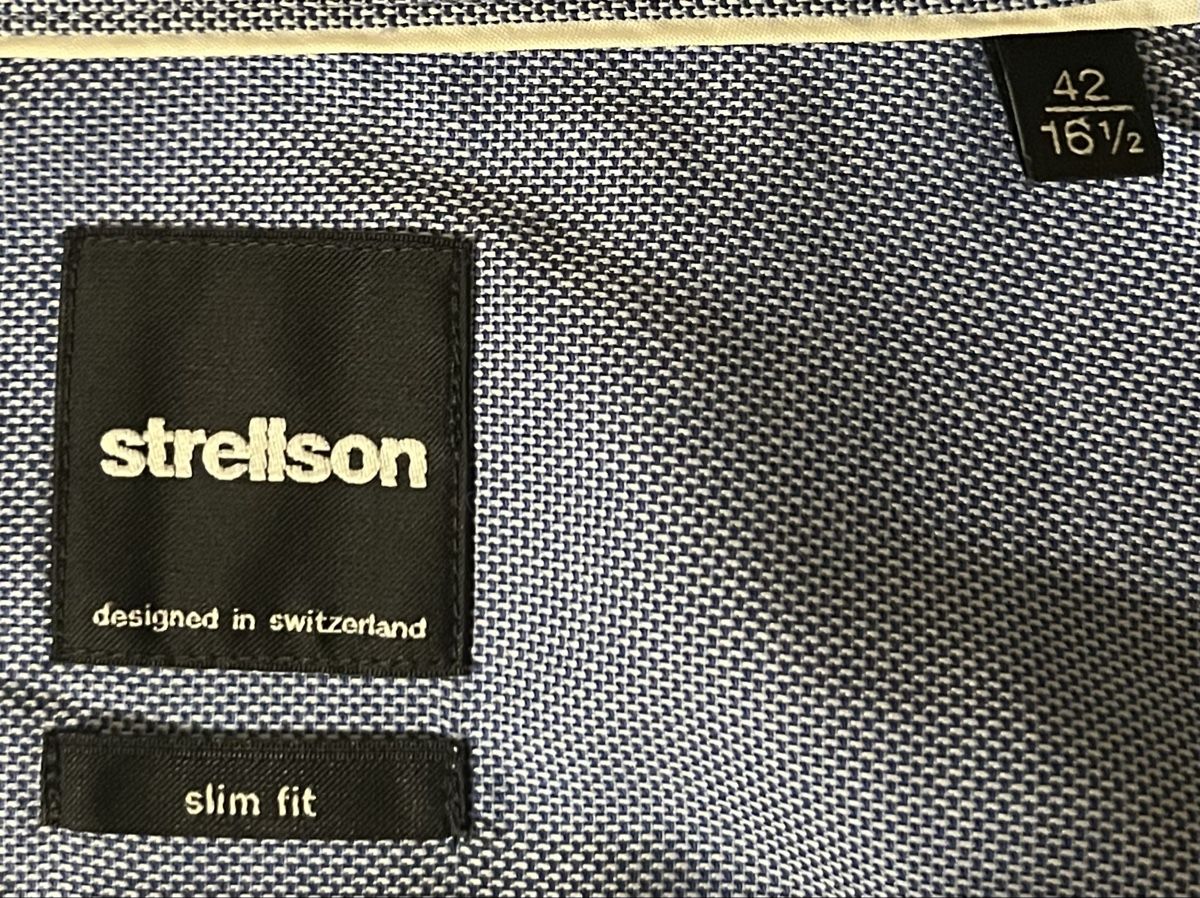 Strellson Camicie: Chemise bleue Strellson, taille L – Usato da Fribourg venduto da Obiwan22 2