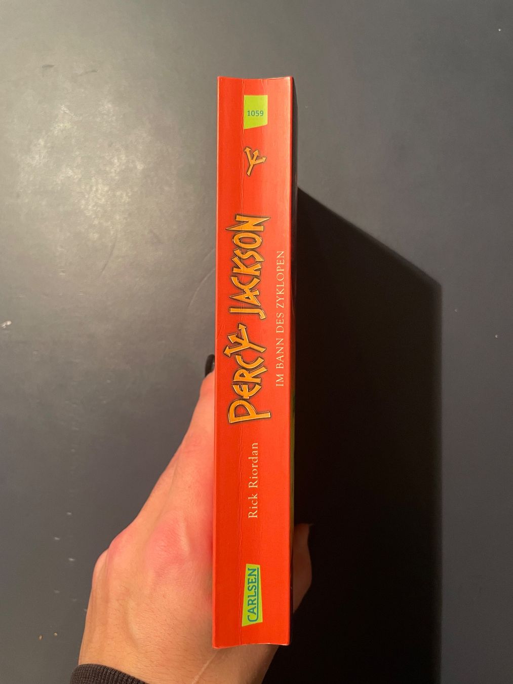 Libri: Percy Jackson im Bann des Zyklopen - Rick Riordan – Usato da Bern venduto da aij_cs5m 3