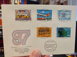 FDC ET VOLL sond.Marken 1987 rar !! - nur 3.40 !!