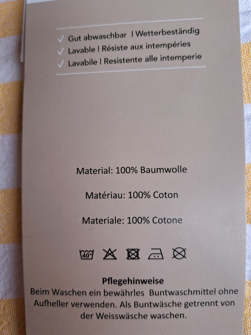 Tischset: Tischläufer 45 x 150 cm. – Neu und originalverpackt aus Frauenfeld von berk39 4