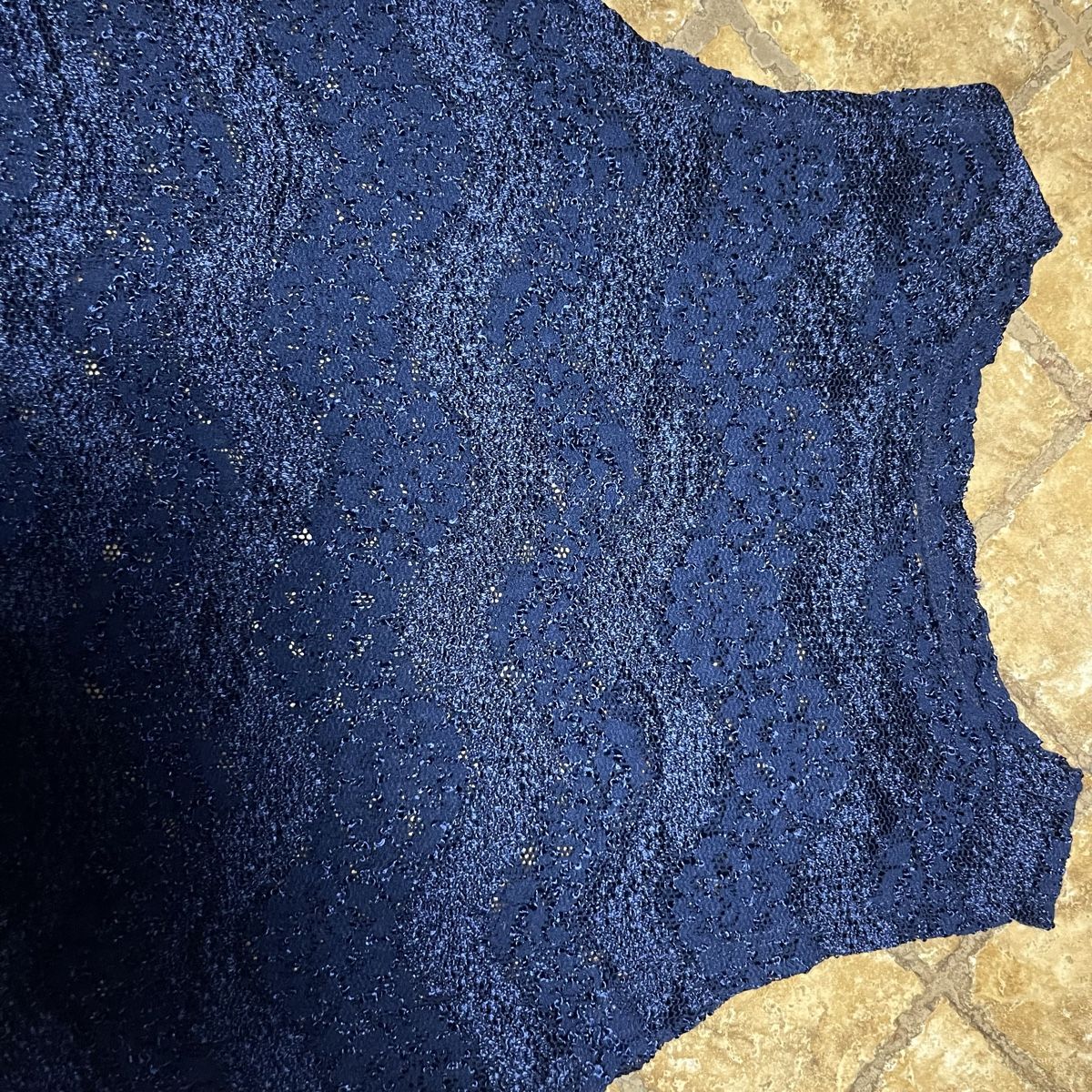 Tops: Trasparente Top blu elegante in pizzo, taglia S/M – Neu (gemäss Beschreibung) aus Gordevio von LanaZimm 5