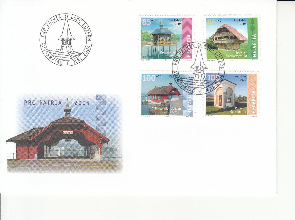 Tutti i francobolli: SBK B284 - B287 FDC – Usato da Bürglen TG venduto da StampGraf