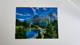 Photo poster 20x27 "Le lac d'Arolla"