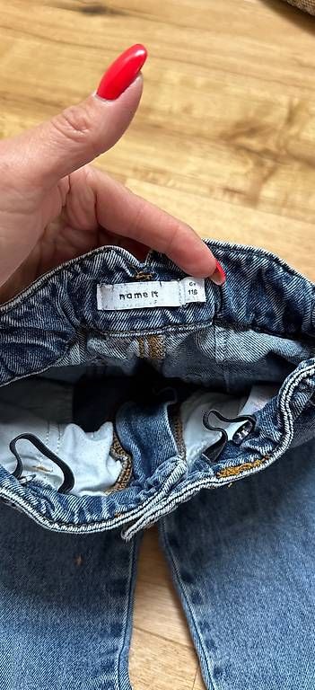 Hosen: Original Name it Jeans Mädchen hoher Bund gr. 116 – Gebraucht aus Heerbrugg von Miss_Manzulli 1