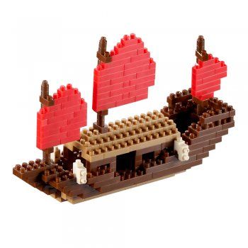 Kit di costruzioni: Brixies - Junk Boat – Nuovo e nell'imballaggio originale da Hochdorf venduto da ruest-online