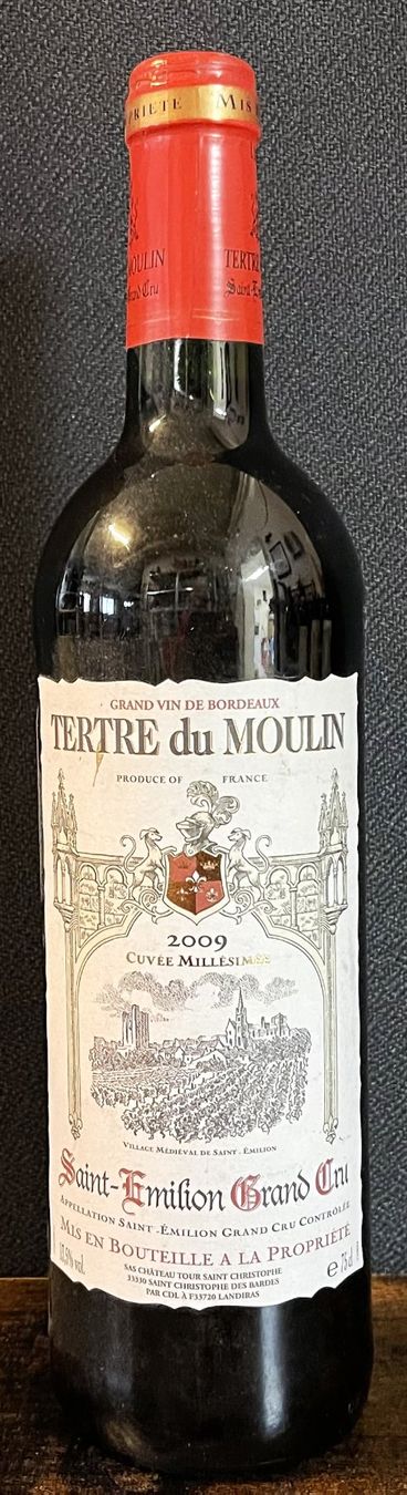 Vino: 2009 Tertre du Moulin Cuvée Millésimée – Nuovo e nell'imballaggio originale da Oftringen venduto da Vucki