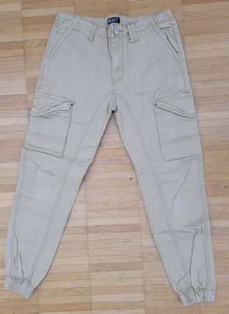 26. Pantalon cargo RESET beige, taille 15